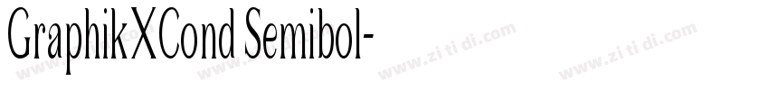 GraphikXCond Semibol字体转换